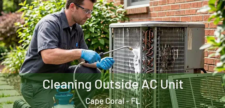 Cleaning Outside AC Unit Cape Coral - FL