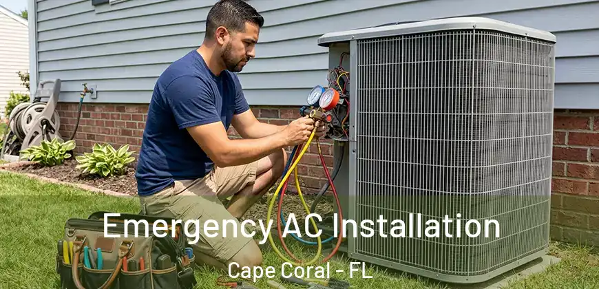 Emergency AC Installation Cape Coral - FL